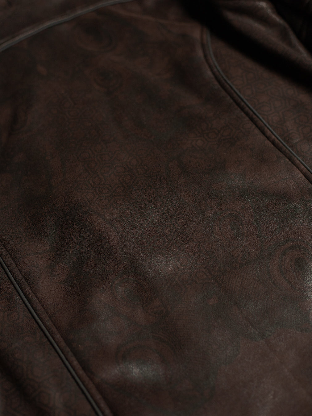 Jacket Men / High Tech Fake Leather - Brown BUFO CORALIA